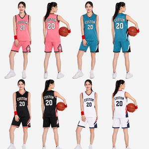 Custom <b>Women</b> Basketball Practice Uniform Printed Lightweight Breathable Anti-Bacterial Sublimated <b>Jersey</b> <b>Shorts</b> Elastic Waist - Product Image 2