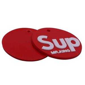 Etiquetas de tela personalizadas 3D de PVC y caucho para coser, con diseño de corazón y flor, etiquetas con logotipo personalizado, parches de PVC suaves, diseño 3D en relieve duradero - Product Image 4