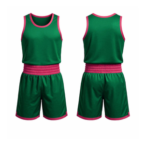 Boxing Set Tank Top Shorts Training Gi Matchwear for Sports Martial Arts - Product Image 1