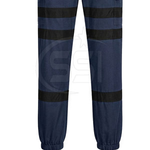 Pantalon de travail industriel léger, classe 2 ANSI, imperméable, tissu résistant pour l'utilisation sur le terrain de la fabrication, bas de pantalon extensible - Product Image 3