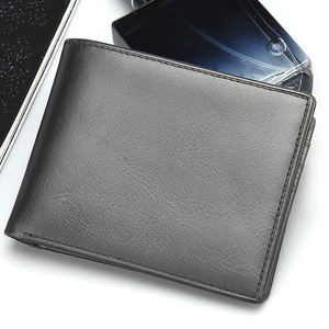 OEM Manufacture Custom Made Real Leather Casual Travelling <b>Wallets</b> <b>RFID</b> Waterproof Card Holder Pocket Personalized Unisex Purse - Product Image 2