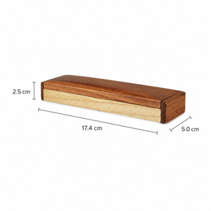 Caja de Madera de Lujo para Bolígrafos con Logotipo Personalizado, Estuche de Regalo para Bolígrafos de Madera Sólida, Fabricante OEM ODM - Product Image 3