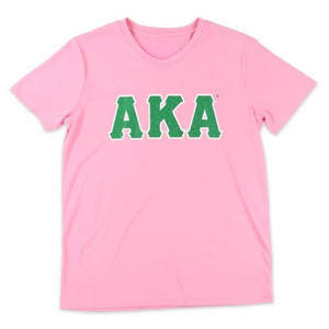 T-shirt brodé personnalisé noir pour femme avec lettrage, manches courtes, col rond, bordure rose et verte, style décontracté et tendance - Product Image 1