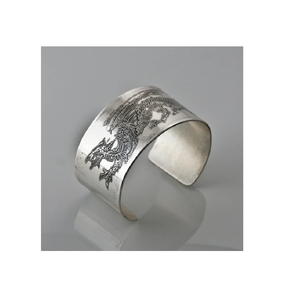 Snake <b>bracelet</b> women Jewelry 2026 Arabic Jewelry Gift for Women <b>Bangle</b> 20mm Summer <b>Bangle</b> Jewelry Blue <b>Silver</b> Christmas Jewelry - Product Image 3