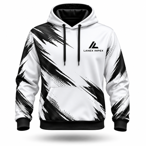 Custom All Over Print Sublimation <b>Hoodies</b> for <b>Men</b> Premium Quality Fleece Sweatshirts Personalized Streetwear Clothing Supplier - Product Image 2