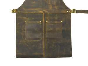 Delantales de cuero estilo peto, unisex, personalizados, multiusos, para barbería, salón, peluquería, nuevas capas, delantal de cuero - Product Image 5