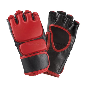 Guantes de MMA con exterior de cuero PU duradero, correa de muñeca ajustable, adecuados para entrenamientos de MMA, práctica de artes marciales y deportes - Product Image 6