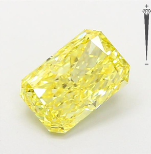 Diamante Cultivado en Laboratorio con Certificación IGI, Corte Radiante de 2.03 CT, Color Amarillo Intenso Fantasía, Claridad VS1, CVD LG 792668373, ROYAL GEMS JEWE - Product Image 4
