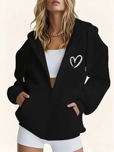 Sudaderas con Capucha para Mujer, Estilo Vintage, Lavado Desgastado, Talla Grande, Ropa Urbana - Product Image 2