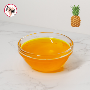 Sirop concentré de jus d'ananas en marque blanche pour thés Boba, bouteille de 2,5 kg, liquide Halal pour concept de boisson tropicale - Product Image 1