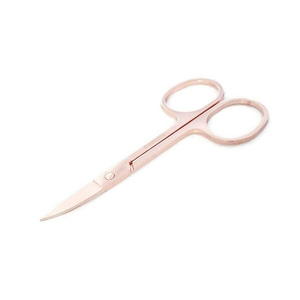 Ciseaux de manucure professionnels en acier inoxydable, ciseaux à sourcils, ciseaux à cuticules extra fins courbés pour manucure et cils - Product Image 1