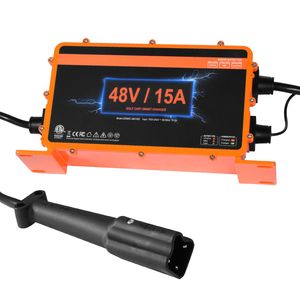 Caricabatterie per Golf Cart 48V 15A Intelligente con Connettore G29 Compatibile con Batterie al Piombo-Acido AGM/GEL/EFB - Product Image 1