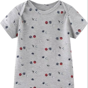 Mono de Bebé Unisex Transpirable, Impermeable y Ecológico, con Estampado Personalizado, Manga Larga, Cierre YKK Bidireccional, de Bambú, para Recién Nacidos, Venta al Por Mayor - Product Image 1