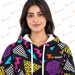 Chándal Deportivo Personalizado para Mujer, Sublimado, 100% Algodón, Transpirable, Ropa Deportiva de Maternidad, Ropa Deportiva Urbana, Estampado Digital, para Entrenamiento - Product Image 6