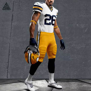 Uniformes de Entrenamiento de Fútbol Americano Personalizados para Equipos, Tallas Grandes, Tela Ecológica de Alta Calidad - Product Image 3