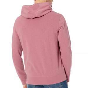 Sajjawal Zipper-Up Regular Fit 100% Cotton Fleece 400g Heavyweight Solid Eco-Friendly Windproof <b>Waterproof</b> Winter Mens Hoodie - Product Image 4