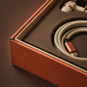Boîte cadeau magnétique en carton rigide personnalisée, texture fine, gaufrage à sec, électronique OEM - Product Image 5