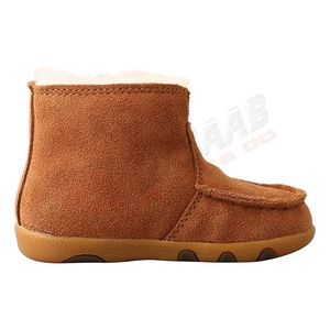 Thoải mái-Khởi động da lộn da thời trang mùa đông-ấm lông-Giày em bé - Product Image 3