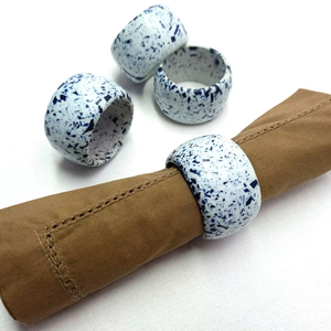 Luxury Resin Napkin Ring Holder With Natural Finish For Contemporary Wedding <b>Table</b> Decoration Accessories - Product Image 1