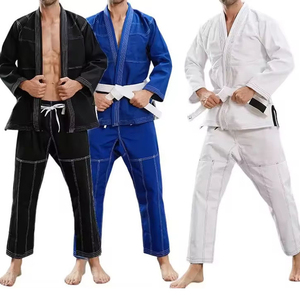 Diseño personalizado de ropa de artes marciales, kimono de BJJ (Jiu Jitsu Brasileño) para hombres, uniforme de combate de algodón de peso pesado para jóvenes, niños y adultos. - Product Image 3