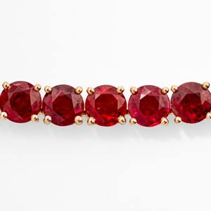 Collar de tenis de oro amarillo de 14K con diamantes cultivados en laboratorio de 47.00ct, corte radiante, certificado IGI, joyería de lujo para bodas y fiestas, cierre de langosta - Product Image 4