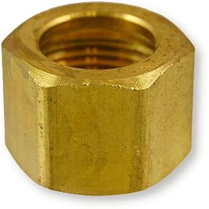 Conexión de latón pasivada con rosca hexagonal hembra para tuberías, para minería y ensamblaje industrial - Product Image 3