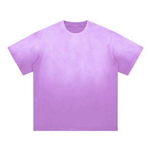 Camiseta Urbana de Alta Gama, Estilo Oversize, Degradado, 240 GSM, Algodón Premium Grueso, Tacto Suave, Color Degradado, Ropa Urbana Informal - Product Image 4