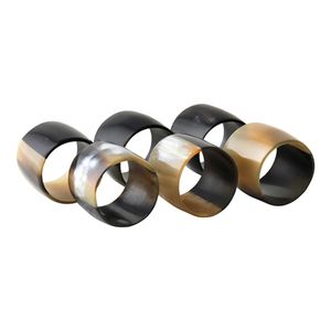 Anneau de serviette en corne écologique de qualité supérieure, support de serviette décoratif, vaisselle pour cadeaux au meilleur prix - Product Image 2