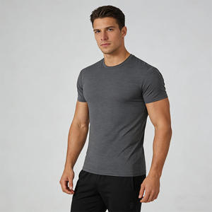 T-shirt en coton premium pour homme, respirant, doux, léger, confortable, décontracté, pour un usage quotidien, été - Product Image 2