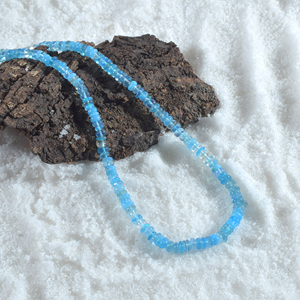 Paraiba Ethopian <b>Opal</b> Beaded <b>Necklace</b> Dainty Apatite Choker Boho Summer Jewelry Gemstone Gift Layering Beach <b>Necklace</b> - Product Image 1