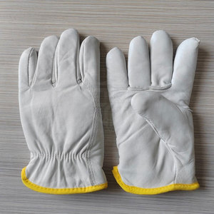 <b>Long</b> Lasting Leather Safety <b>Gloves</b> With Reinforced Stitching And Comfortable Flexible Fit Safety <b>Gloves</b> - Product Image 6