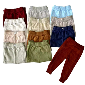 Autumn/Winter Thick Fleece Quick Dry Breathable <b>Pants</b> Boys Girls Lamb's <b>Wool</b> Padded Elastic Long Cotton Trousers Warm Clothing - Product Image 3