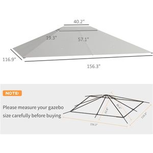 Toldo de Repuesto para Gazebo o Pérgola - Product Image 3