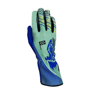 Premium Karting Gloves for Racing <b>Full</b> Finger Anti-<b>Slip</b> Palm Hook Loop Closure Lightweight Design Enhanced Control Driver - Product Image 2
