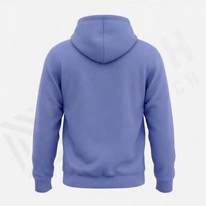 Sudadera con Capucha de Manga Larga Oversize de Algodón con Forro Polar y Logotipo Personalizado, Diseño de Marca Propia, Sudaderas para Hombre, Color Liso Teñido, Ropa Urbana Personalizada - Product Image 2