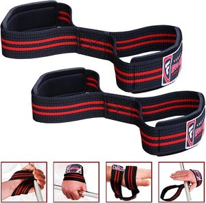 Sangles de poignet réglables pour haltérophilie, en forme de 8, pour entraînement en salle de sport, respirantes, antidérapantes, unisexe, accessoire de fitness - Product Image 4