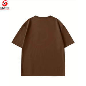 ผู้ผลิตเสื้อยืดผู้หญิง OEM ขายส่งเสื้อโอเวอร์ไซส์ลำลองสไตล์สตรีทแวร์ เสื้อหนานุ่มปักลาย ออกแบบสีตามสั่ง - Product Image 2