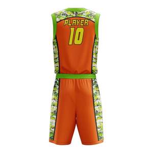 Ensemble Maillot et Short de Basketball Personnalisé Sublimé Respirant 2026 pour Hommes Adultes – Fabrication OEM sur Mesure, Grande Taille, Imprimé pour l'Été - Product Image 4