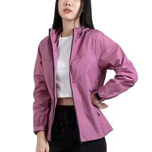 เสื้อแจ็คเก็ตบอมเบอร์แบบยูนิเซ็กซ์สำหรับฤดูใบไม้ผลิ กันน้ำ กันลม น้ำหนักเบา ทำจากไนลอน ลายพราง ปิดด้วยซิป - Product Image 2