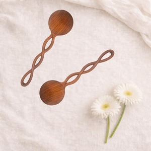 Ustensiles de cuisine durables en bois massif, cuillères en bois, ustensiles de service durables pour cuisines saines - Product Image 4