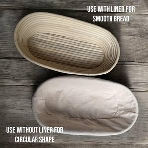 Panier de levage en rotin naturel fait main pour pain au levain, écologique, fournisseur en gros de matériel de boulangerie du Vietnam - Product Image 4