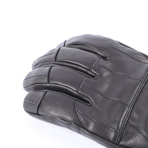 Leather Wrist Length <b>Gloves</b> Thermal Unlined Sporty Style For Outdoor Winter Use - Product Image 4