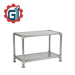 Modern Steel Pipe Floating <b>Shelf</b> with <b>Rustic</b> Design - Product Image 1