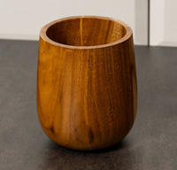 Ensemble de verres à eau et verres à shot en bois faits à la main, écologiques, avec garniture citron vert, design moderne, compatibles lave-vaisselle, pour les fêtes