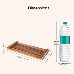 Bandeja Rectangular de Alta Calidad, Moderna y Elegante, Disponible para Uso en Restaurantes, Bandeja para Servir Frutas en Cafeterías - Product Image 2