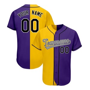 Maillot de baseball haut de gamme personnalisé pour équipe, uniforme respirant pour hommes et femmes, chemise de sport avec logo brodé, tenue d'entraînement, fourniture directe usine - Product Image 4