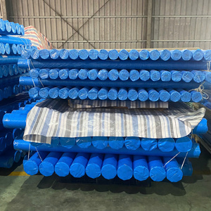 Lona Azul de Polietileno (PE) de Alta Calidad, Ecológica, Tejida, 700D-1500D, Resistente al Agua, al Viento y a los Rayos UV, Fabricación Personalizada, Tamaño Mediano - Product Image 4