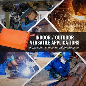 Écran de protection en vinyle ignifuge 6 x 8 avec cadre de soudure et 4 roues pivotantes pour rideaux de protection - Product Image 6