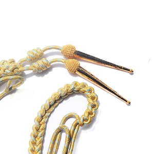 High Quality Gold & Silver Aiguillette <b>Cord</b> Ceremonial <b>Sash</b> for Uniform Accessories - Product Image 3
