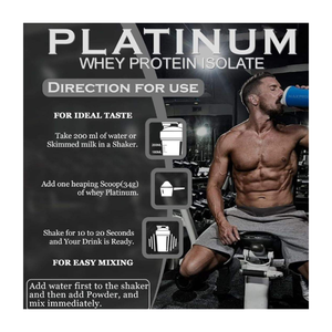 Aislado de proteína de suero 90% proteína pura, baja en grasa y de absorción rápida Ideal para la recuperación muscular después del entrenamiento y la construcción de músculo magro - Product Image 4